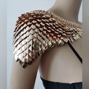 Boho Mermaid Dragon Scale - Shoulder / Hip Necklace - NEW